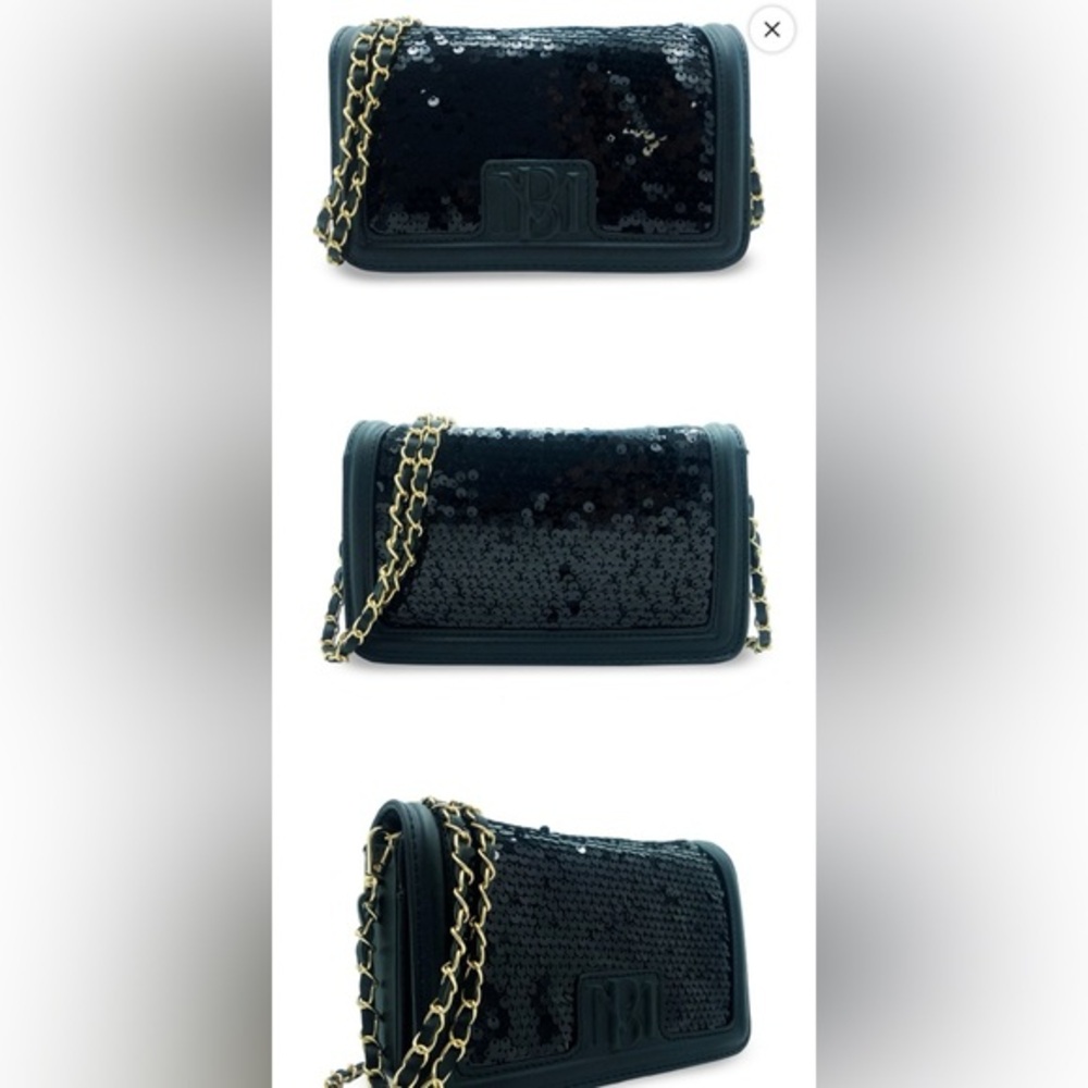 Black Sequin Women's Bag